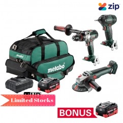 Metabo MET18BL3SB1HD5.5HP (AU68308200) - 3 Piece 18V Brushless Combo Kit